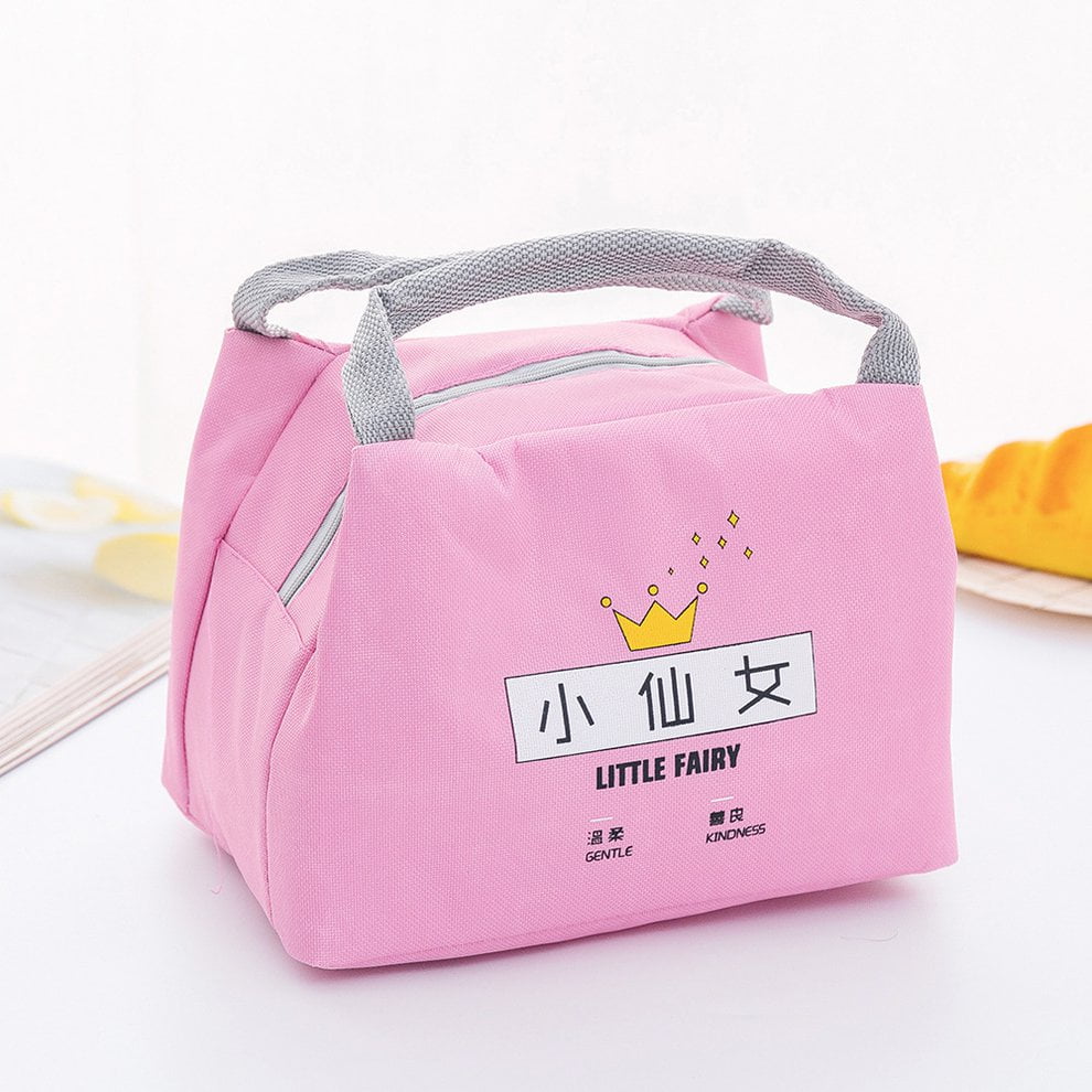 HEMU FASHION Cute Portable Small Lunch Box Bag Outdoor Insulation