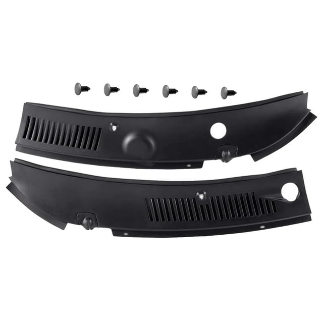 2 piezas de rejilla de capó de limpiaparabrisas 3R3Z6302228AAA, piezas de repuesto, piezas de reparación, capó de panel de rejilla de ventilación de