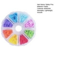 thumbnail image 6 of Mightlink 104Pcs Safety Pins Multicolor Crochet Stitch Clips Knitting Markers Locking Latch DIY Weaving Needle Hooks Sewing Tools Accessory, 6 of 6