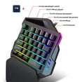 thumbnail image 4 of One-Handed Gaming Keyboard Durable Colorful Light Practical Convenient gaming typing tool typing tool Gaming Keypad, 4 of 9