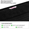 thumbnail image 4 of Casa Copenhagen Zero Twist, 6Pieces 100% Cotton Towel Set- Black, 600 GSM, 2Bath, 2Hand, 2Washcloths made from Egyptian Cotton, Ultra Soft Luxury Towels for Hotel Spa Kitchen Bathroom & Shower, 4 of 6