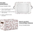 thumbnail image 3 of GZHJMY A Lot Of Baseball Storage Bin Collapsible with Handle, 1PCS Rectangle Waterproof Basket for Storage Cube Closet Organizer for Toy Nursery Book Office Shelf Bathroom, 3 of 7