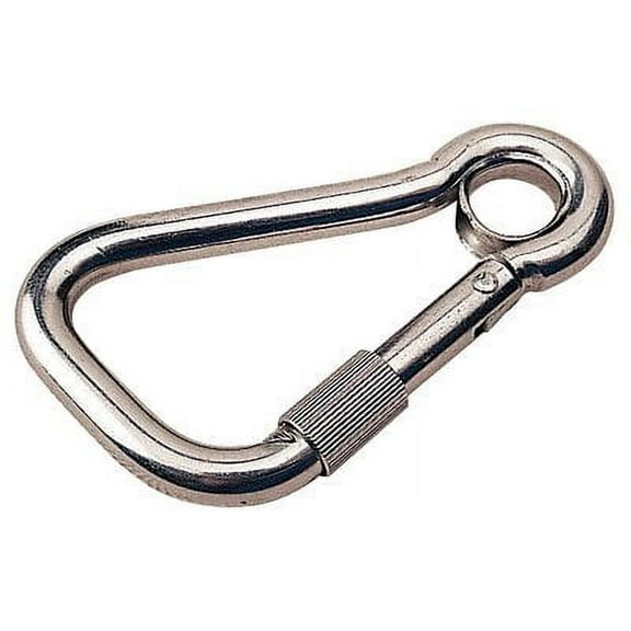 SS LOCKING ASYM SNAP W/EYE 4-3 /4'