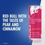 Red Bull Winter Edition Pear Cinnamon Energy Drink, 8.4 fl oz Can
