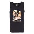 thumbnail image 2 of If It's Not a Golden Retriever It's Just a Dog Gift | Mens Dog Lover Graphic Tank Top, Black, Small, 2 of 3
