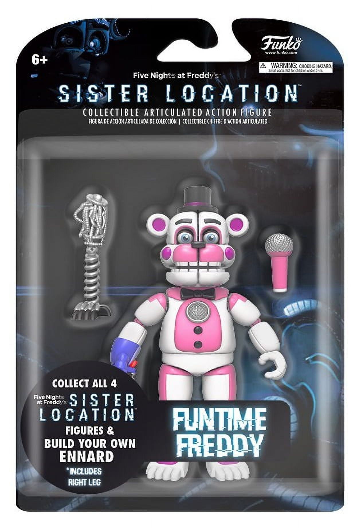 FNAF (Five Nights at Freddies) ~ Funtime Freddie w/BonBon - McFarlane  Figure Toy