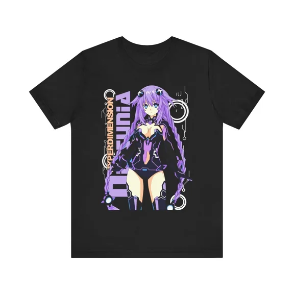 Anime Hyperdimension Neptunia T Shirt Graphic Design Fan Gift Unisex T-Shirt, up to Size 5XL