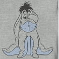 thumbnail image 2 of Men's Winnie the Pooh Shy Eeyore Sweatshirt Athletic Heather Large, 2 of 4