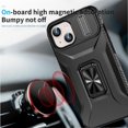 thumbnail image 2 of Funda para GANGXUN iPhone 15 Plus - Soporte metálico, Función magnética, Negro, 2 of 5