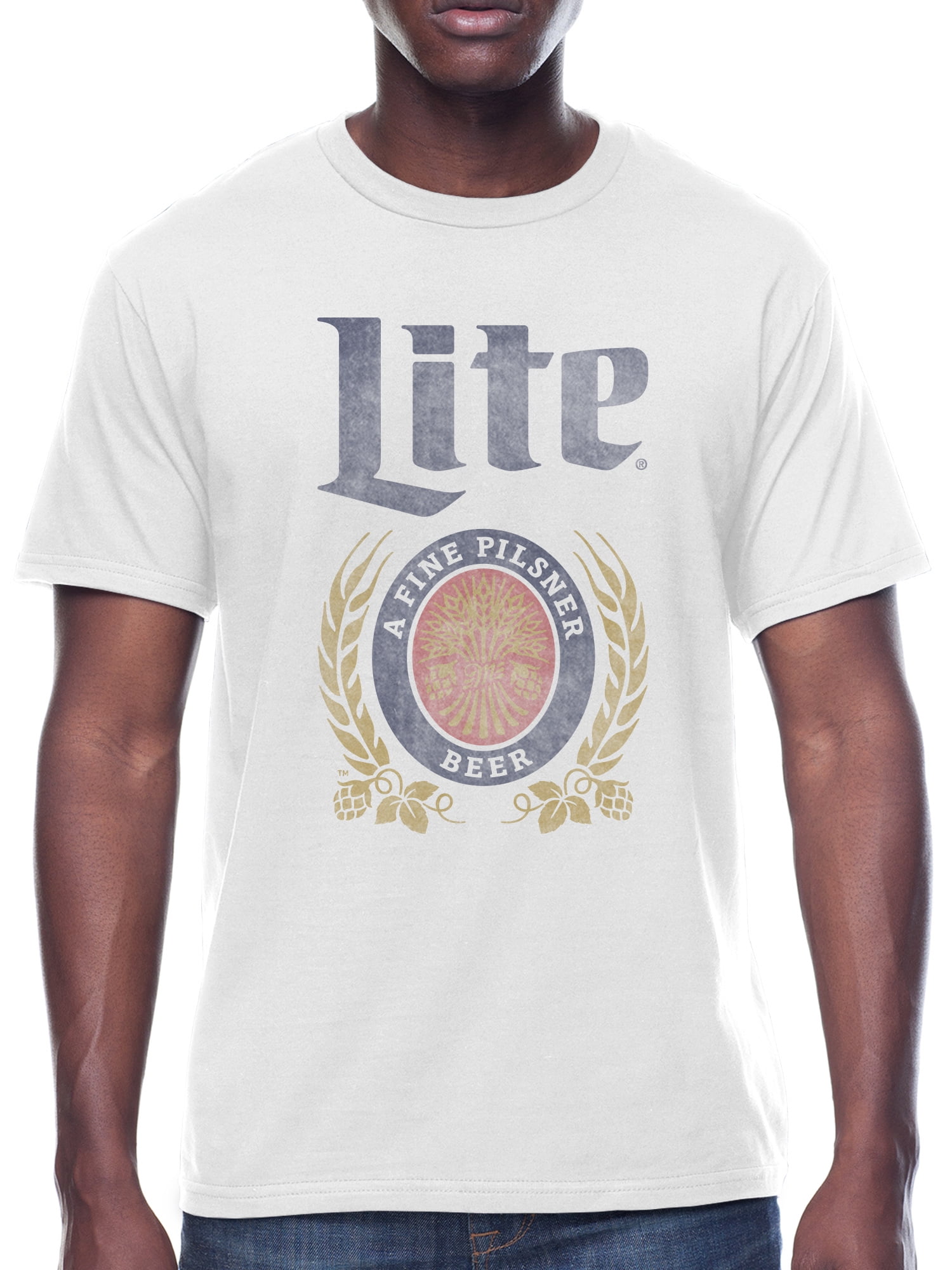 miller lite mens t shirt