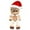 D, variant on ZJNGJC Christmas Wooden Man, Wooden Man Figurine with 12 Expressions,Funny Dashboard Figurine,Handmade Wobble Doll for Desk Decoration A