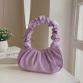 thumbnail image 2 of Bolso de hombro para mujer, bolso estilo francés, bolso de nube de moda, bolso plisado portátil para debajo del brazo, 2 of 6