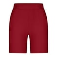 thumbnail image 4 of Mothers Day Gift Pants Gmdeguo Women’s Stretch Twill Shorts, Plus Size High-Waist, Slim Fit, Regular Hiking Shorts with Pockets, Summer Casual Outdoor Shorts for Comfort and Style, 4 of 9