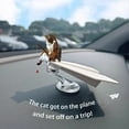 thumbnail image 2 of Strong Plane Car Accessory Swinging Decoration Plastic Dashboard Ornament Upgrades for Vehicles & Workspaces, 2 of 8