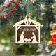 thumbnail image 4 of Wooden Nativity Decoration Christmas Wooden Hanging Decoration Star Christmas Scene Souvenir, 4 of 8