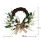 thumbnail image 5 of FELTECHELECTR Guirnalda de tulipanes blancos para el hogar, flores colgantes para decoración de bodas, para pared y puerta, 5 of 7