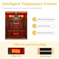 thumbnail image 3 of Erinnyees 2-3 Person Infrared Sauna, Wooden Home Sauna, 3 of 8