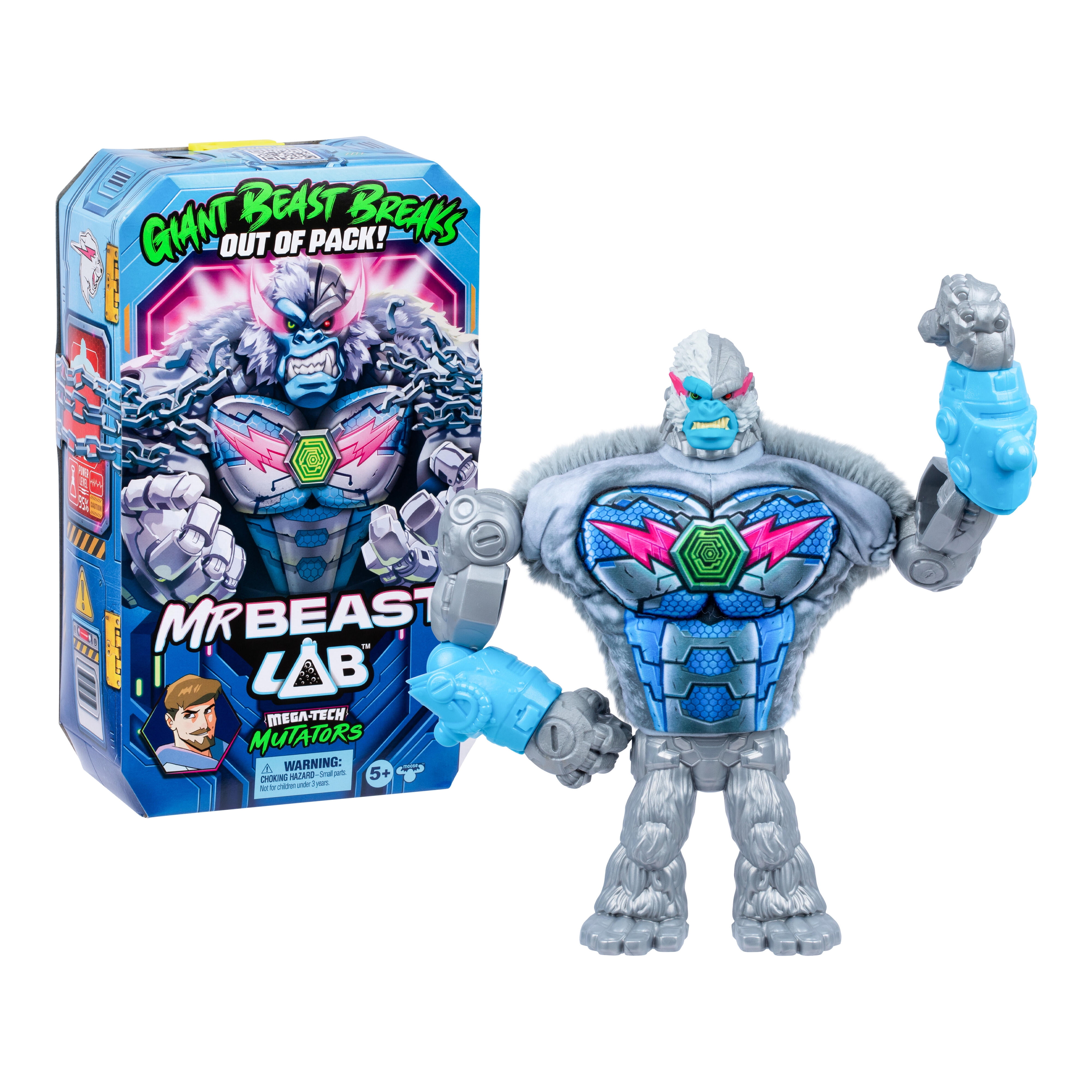 ビーストラボ MrBeast Lab, Mutator Action Figure, Blue, 5.5 inch - Walmart.com