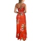 thumbnail image 4 of Moda mujer verano Froral estampado Casual botones sin mangas Camis + conjunto de falda Wmkox8yi bvn3202, 4 of 6