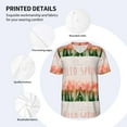 thumbnail image 5 of Fotbe Hello Spring Baseball Jersey Shirt for Men and Women, Casual Short Sleeves Button Down T-Shirt-X-Large, 5 of 9