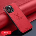 thumbnail image 3 of Luxury Leather Deer Head Phone Case For iPhone 15 14 Plus 13 12 Mini 11 Pro Max 7 8 6 6S Plus SE Shockproof Soft Silicone Cover, 3 of 5