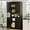 With 1 black ash, variant on BouPower Pantry Cabinet,70" Tall Kitchen Pantry Cabinet with 2 Doors and 3 Adjustable Shelves, Freestanding Cupboard, Modern Tall Storage Cabinet for Bathroom, Dining Room, Living Room