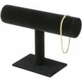 thumbnail image 2 of Plymor Black Velvet T-Bar Bracelet Display Stand, 7.25" W x 5" H, 2 of 2