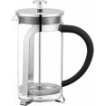 thumbnail image 1 of French Coffee Maker with Filter 350ml (12 oz) Coffee Press, French Press. High quality borosilicate glass. 304 (18/10) stainless steel filter inside., 1 of 4
