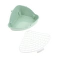 thumbnail image 4 of Minkissy Green Plastic Rabbit Litter Box with Detachable Grid for Small Animals Easy to Clean and Anti Fall, 4 of 5