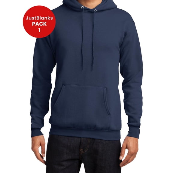 JustBlanks Core Fleece Pullover Hooded Sweatshirt Cozy sweats in our core weight Air jet yarn for softness