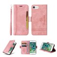 thumbnail image 1 of Mantto Wallet Phone Case Fit for iPhone 8 Plus/7 Plus,Premium PU Leather Magnetic Flip Stand Shockproof Drop Protective Card Slots Holder Wallet Protective Case,Pink, 1 of 15