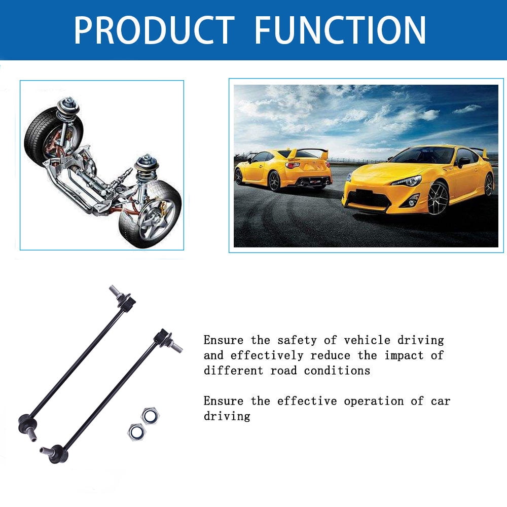 LABLT 2 Pcs Front Stabilizer Sway Bar End Links K750304 for 05-17 Honda Odyssey Fits select: 2006-2017 HONDA ODYSSEY EXL, 2005 HONDA ODYSSEY VAN