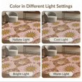 thumbnail image 7 of ODIKA 9'x12' Washable Area Rug Pink Pretty Boho Mystical Cosmic Border Traditional Ornate Retro for Master Suite, California King, Under Bed, Non-Shedding, Easy Care, 7 of 7