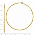 thumbnail image 3 of 14K Yellow Gold Earring Hoop Women'S 75 mm Earrings, 3 of 3