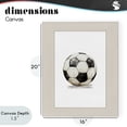 thumbnail image 4 of Stupell Industries Traditional Vintage Sports Soccer Ball Canvas Art, 16 x 20, by Christine Simpson Art, 4 of 8