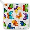 thumbnail image 3 of Dreamtimes Polyester Kitchen Oven Mitts Glove Potholder Apron 3Pcs Set Children Butterfly Non Slip Heat Resistant Mitts for Baking Cooking BBQ, 3 of 7