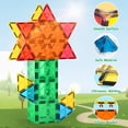 thumbnail image 3 of Magnetic Tiles for Kids,Educational Magnetic Building Blocks for Boys Girls, STEM Preschool Kidergarten Learning Toys, 3 of 8