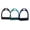 Navy, variant on Showman Stainless Steel Glitter Coated English Irons (Navy)