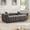 Gray, variant on 83.46'' Premium Velvet Sofa 3-Seater Loveseat, Modern Bubble Upholstered Couch with Metal Base Legs and 2 Pillows for Living Room Bedroom, Gray