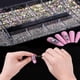 thumbnail image 3 of 2500pcs Nail Art Rhinestones Kit,3D Mix Nail Art Rhinestones Crystals 12 Kinds 300 Special Shaped Diamonds+2200 Nail Rhinestones for Acrylic Nails wit, 3 of 5
