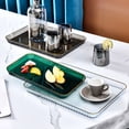 thumbnail image 4 of Travelwant Rectangle White Plastic Serving Trays, Heavy Duty Serving Platters, Reusable Trays Perfect For Wedding, Parties & Buffet,Spring, 4 of 7