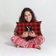 thumbnail image 4 of 1 Unidad Fundas De Cojín Funda De Almohada Navideña 12X20 Funda De Almohada Alphabe Funda De Almohada Roja Funda De Cojín De Sofá Decoración Del Hogar Para Sofás De Exterior Ropa De Cama Para El Hog, 4 of 4