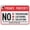 Warning Sign 3, variant on Private Property No Admittance Sign 8"x12", Aluminum Tin Warning Signs for Home Outdoor Garden, High-Visibility Security Sign