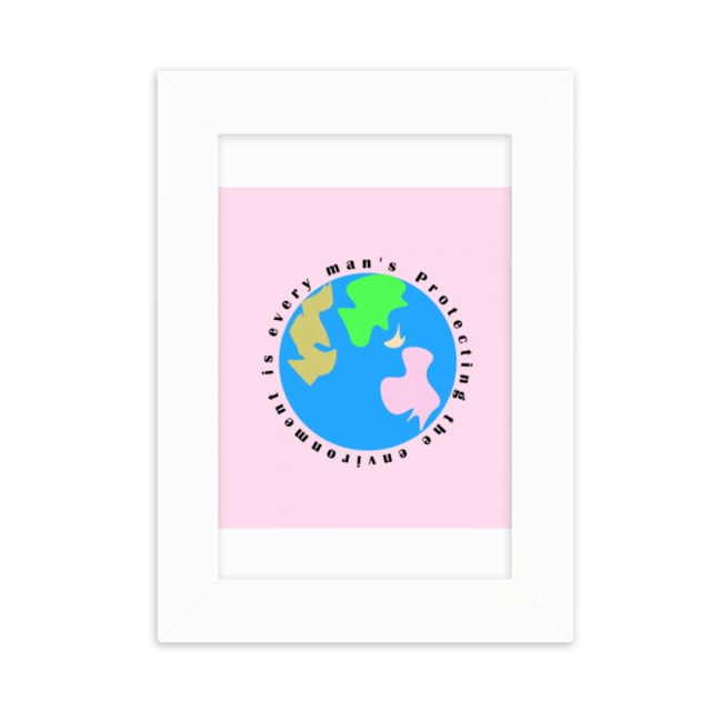 Cherish Earth Protect Art Deco Fashion Desktop Photo Frame Picture Display Decoration Art Painting