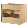 thumbnail image 6 of Modway Render 23.5" MDF Wood Wall-Mount Bathroom Vanity Cabinet in Oak, 6 of 8