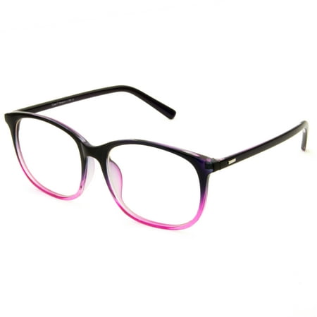 Cyxus Womens/Girls Blue Light Blocking Computer Glasses, Reduce Eyestrain Headache UV420, Gradient Pink Big