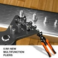 thumbnail image 2 of 5 in 1 Stripping Pliers Multifunctional Wire Bending Pliers Electrician Bending Tool Stripping Artifact Electrical Box, 2 of 8