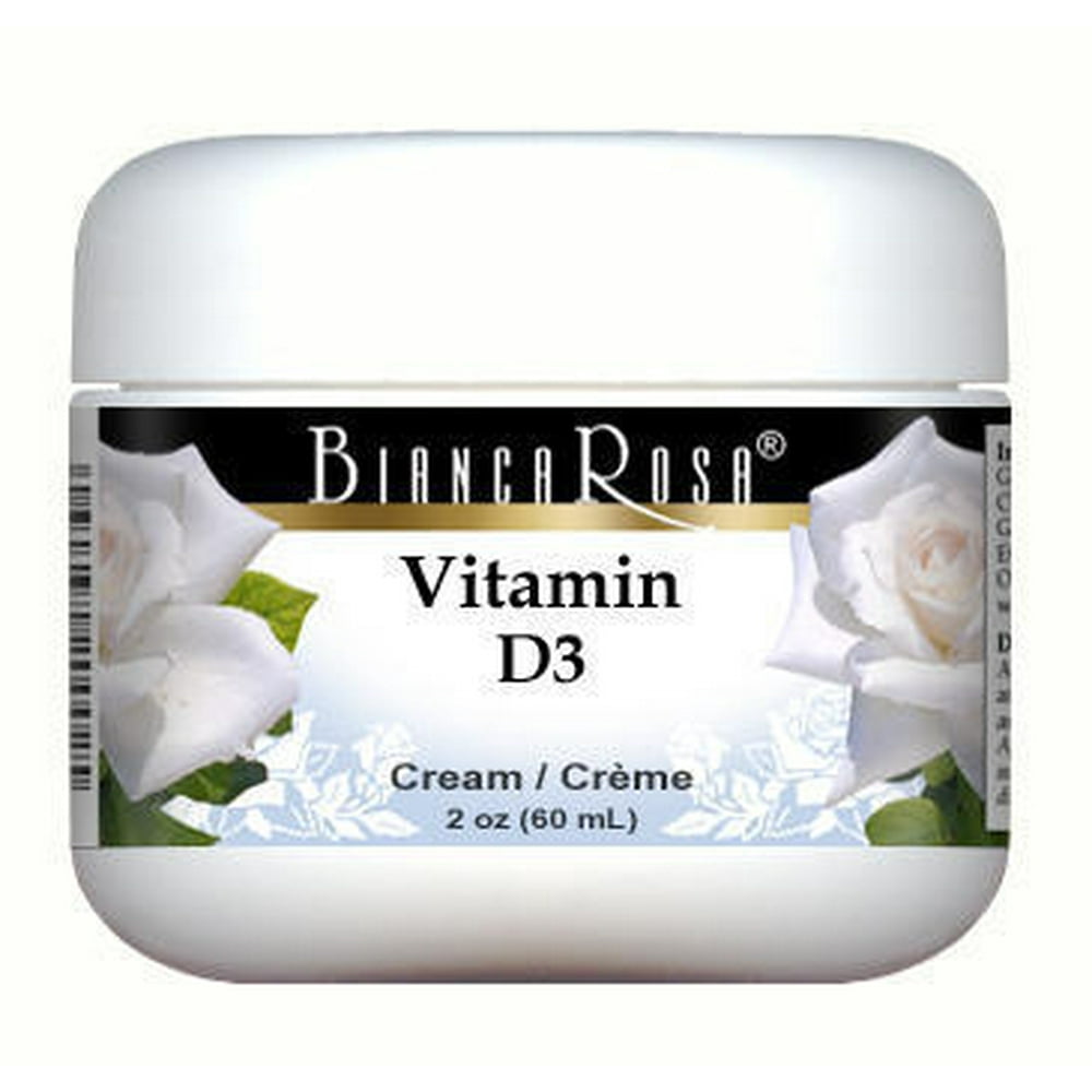 Bianca Rosa Vitamin D3 Cream, (2 oz, 1Pack, Zin 514842)