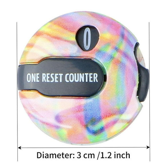 Golf Gloves Caps Clip Score Counter Mini Golf Scoring Stroke Device With Touch Reset Clip Quickly Return 0 Score Keeping Device MULTI
