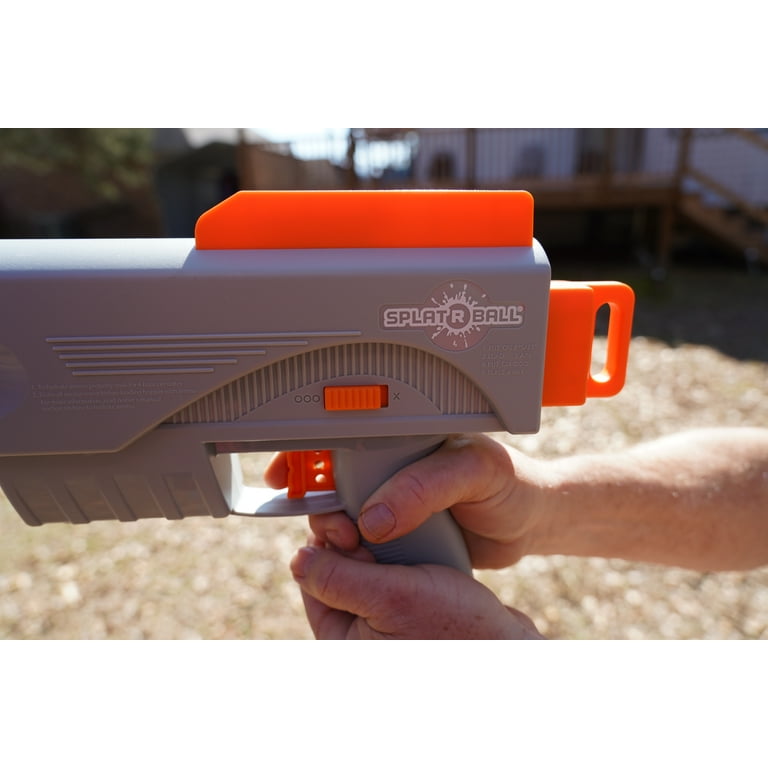 Splatrball Full Auto 375 Mini Water Bead Blaster Kit Grey / Orange